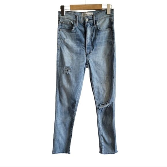 Aritzia Denim Forum The Lola High Rise Skinny Crop Size 27 - Picture 1 of 8